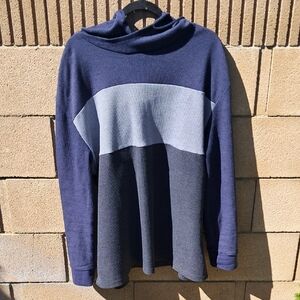 Men's Navy and Gray Sweatshirt